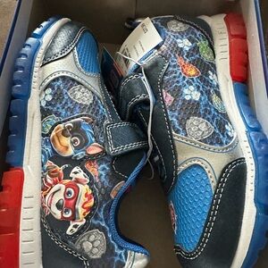 Paw Patrol Blue and Red Adventure Sneakers with lights
